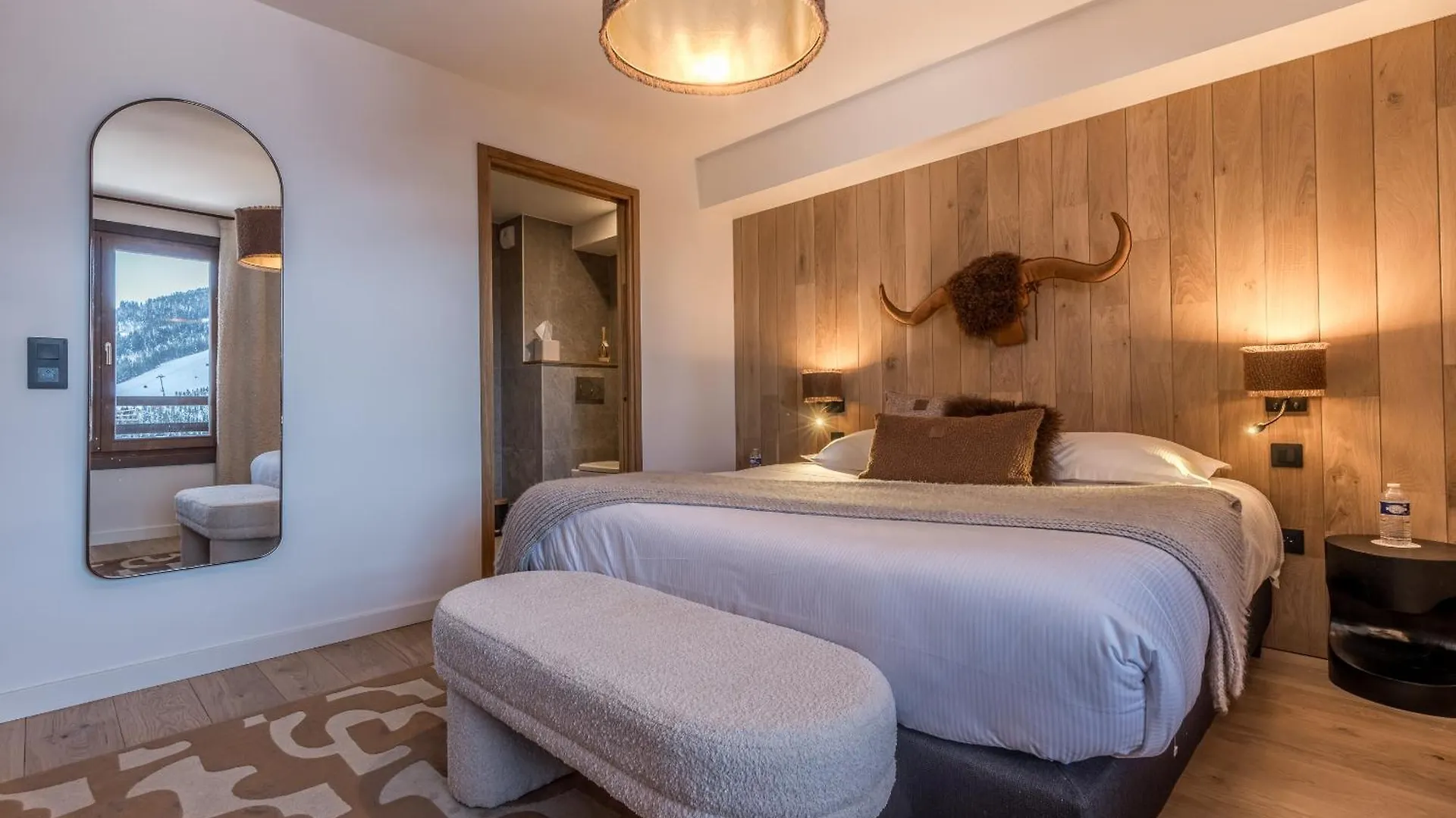 Le Glacier Pelve Courchevel 1650 - Five Bedrooms - Bed & Breakfast בקתה
